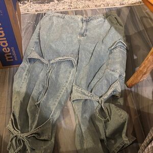 Stylish Blue Flare & Wide Leg Jeans